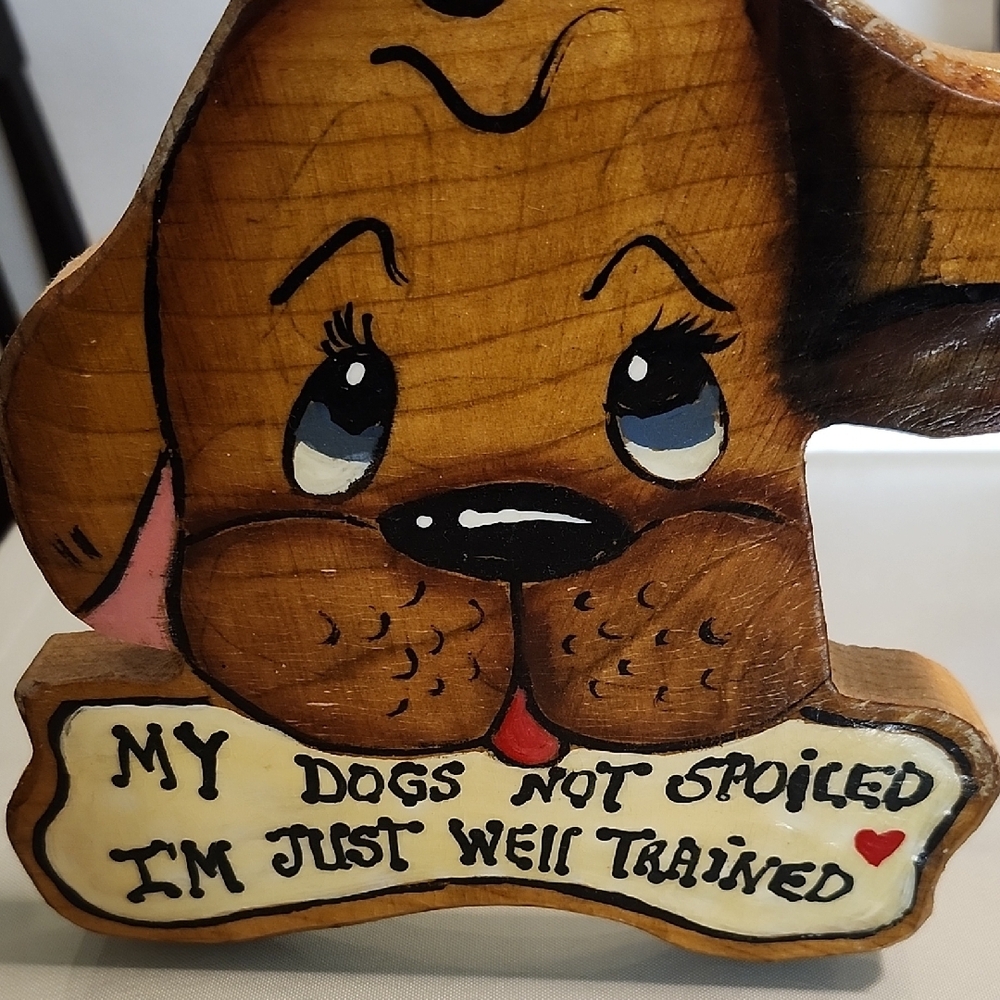 Dog Plaque So Cute